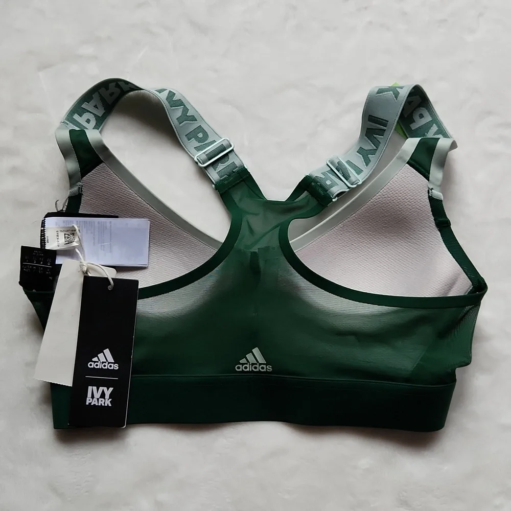 Adidas Activewear, Gym, Workout, Ivy Park XS,Mesh, Support Bra w/ Front Zipper - Picture 4 of 8